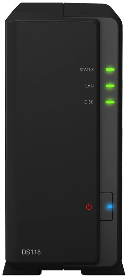 Vista frontal Synology DS118